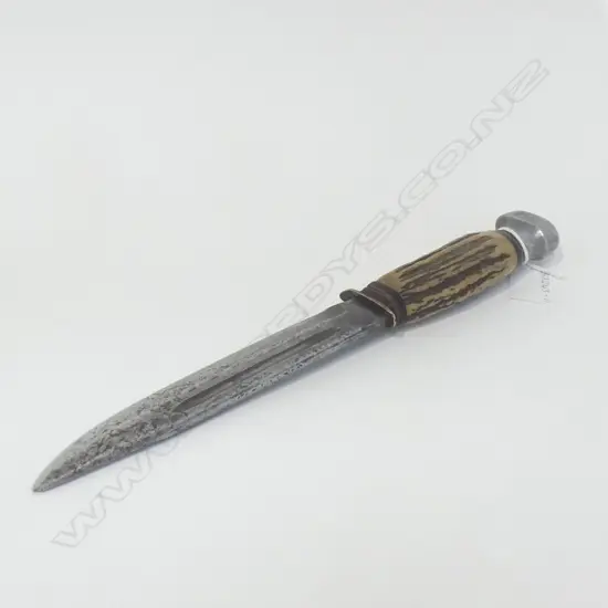 GERMAN SOLINGEN STAG HANDLE KNIFE L 325MM