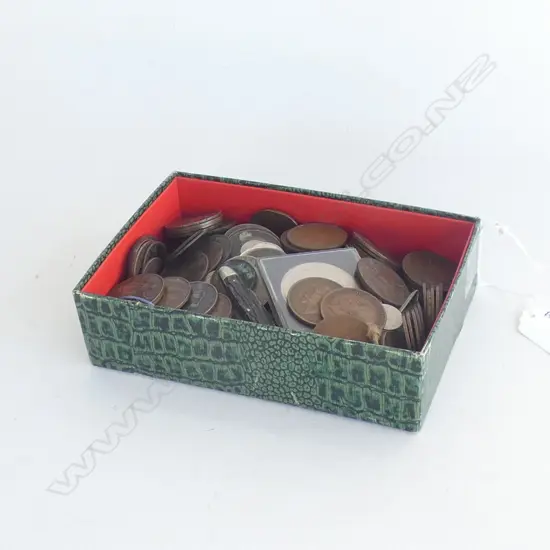 ASST. COINS; NZ PRE 1940 & WORLD 2.1 KG