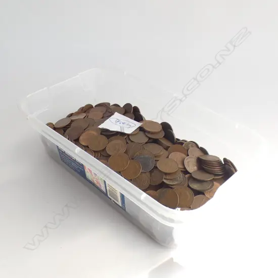 7.8KG NZ COPPER PENNIES