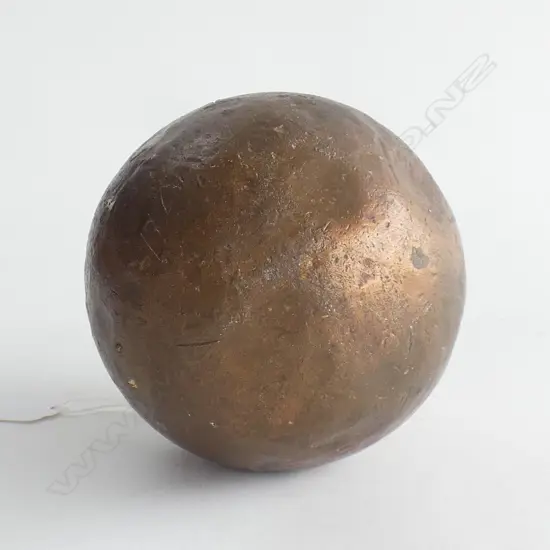 OLD BRASS BALL APPROX 7.2 KG