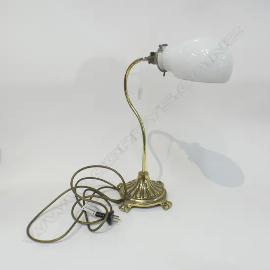 BRASS LAMP H 390MM