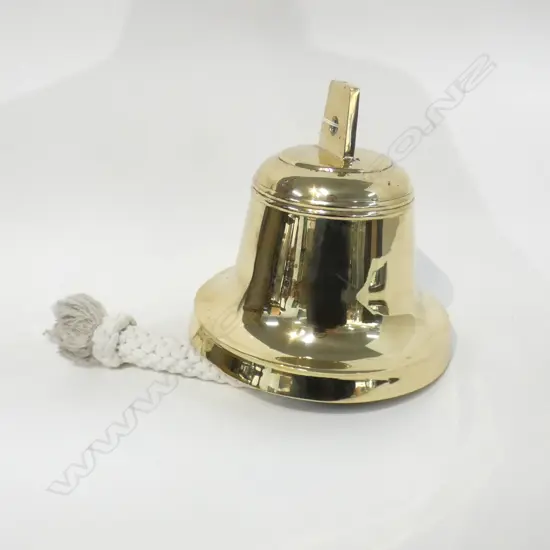 SOLID BRASS SHIPS BELL H.190mm