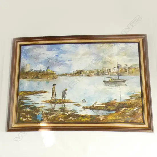 M. N. MOORE LANDSCAPE OIL '73 590x900mm 