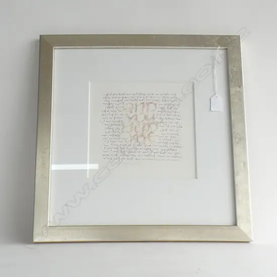 ALISON FURMINGER CALLIGRAPHY 200 x 220mm
