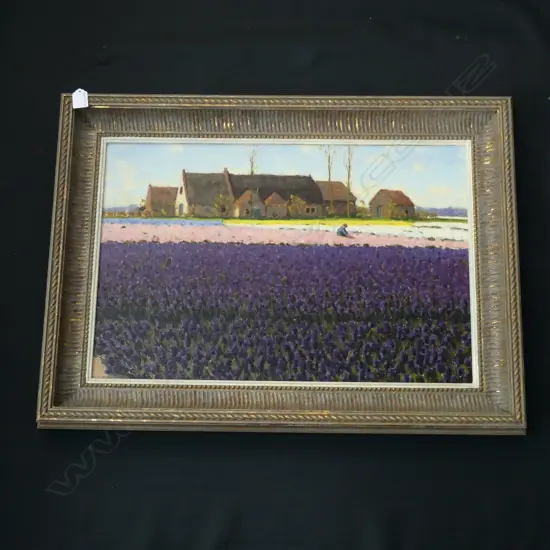 LEO VAN DEN ENDE (1939-) 'NOORDWIJKERHOUT' OIL ON CANVAS 400x600mm