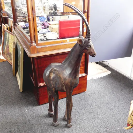 LARGE CARVED ANTELOPE H.1400mm