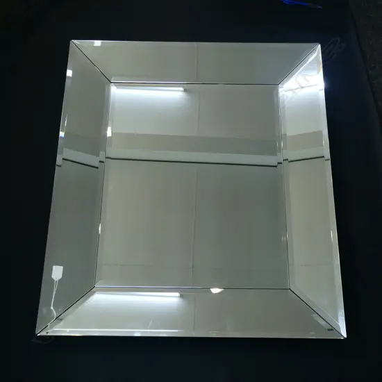 MEDIUM RECTANGULAR DECO STYLE MIRROR, 1170 x 860mm