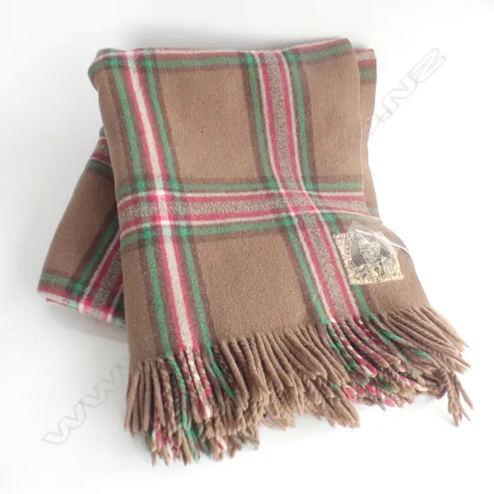 KAIAPOI WOOL BLANKET (MAORI CHIEF LABEL)