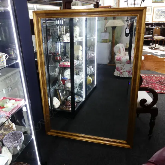 LARGE GILT FRAME MIRROR 1425x1040mm