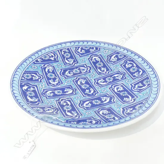 TURKISH BLUE & WHITE CHARGER DIA 310MM