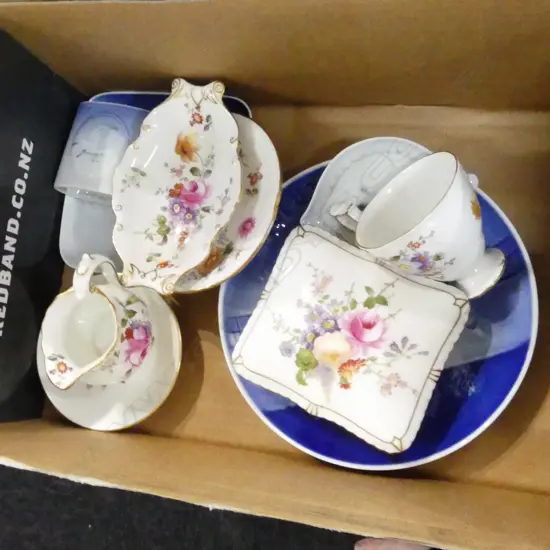 10 PCES CHINA; D&G KJOBENHAVN, ROYAL CROWN DERBY ETC