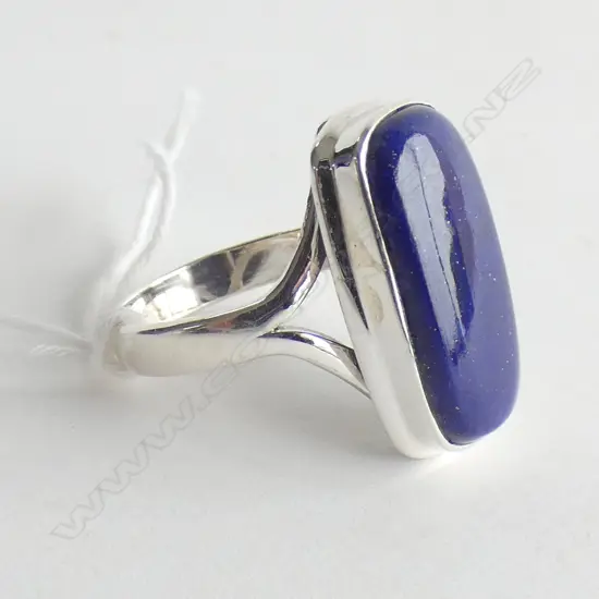 LAPIS LAZULI & 925 SILVER RING 