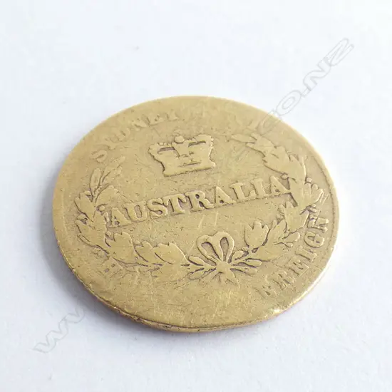 1863 'SYDNEY MINT AUSTRALIA' HALF GOLD SOVEREIGN SOME WEAR