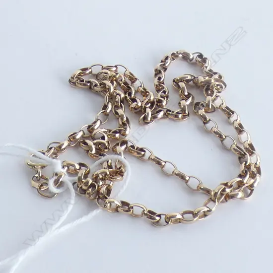 9CT BELCHER LINK CHAIN 530mm 9.1gms