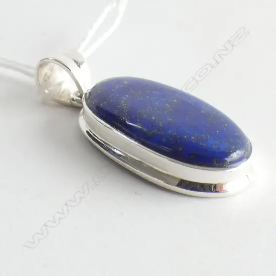 LAPIS LAZULI & 925 SILVER PENDANT 