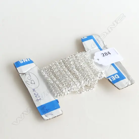 VINTAGE BULK SILVER CHAIN NEW OLD STOCK 3+meters