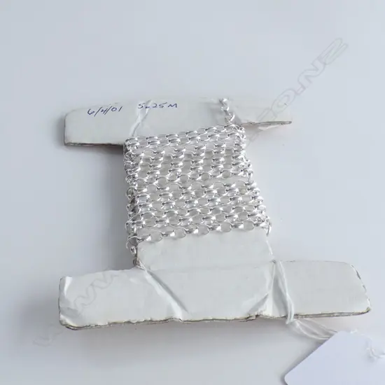 VINTAGE BULK SILVER CHAIN NEW OLD STOCK 1.5meters