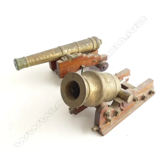 2 x REPLICA  MINIATURE CANONS L. 125mm