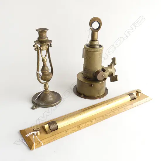 VINTAGE SHIPS LOG 'WALKERS CHERUB MARK III', ROLLING RULE, SHIPS CANDLE