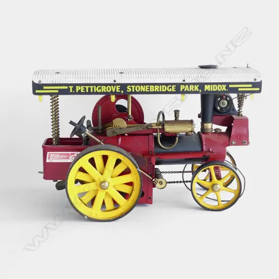 (20608) WILESCO No. D409 T PETTIGROVE LIVE STEAM SHOWMANS TRACTION ENGINE