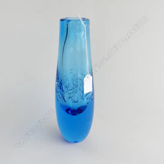 HEAVY STUDIO ART GLASS VASE H.260mm