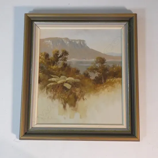 WAYNE SINCLAIR 'LAKE WAIKAREMOANA' OIL 565x485mm