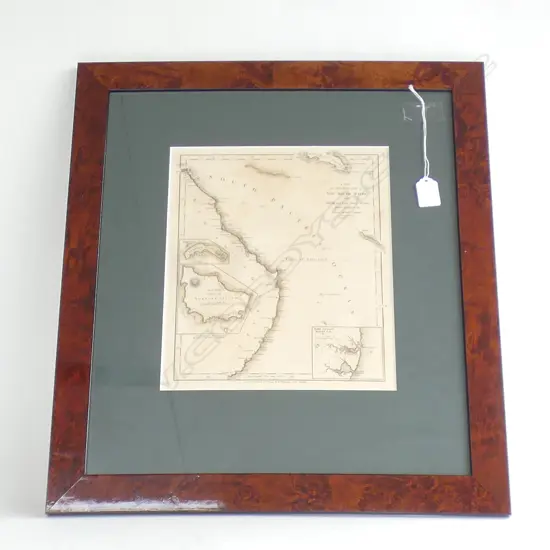 ROBERT WILKINSON OLD MAP ENGRAVING 280 X 240mm
