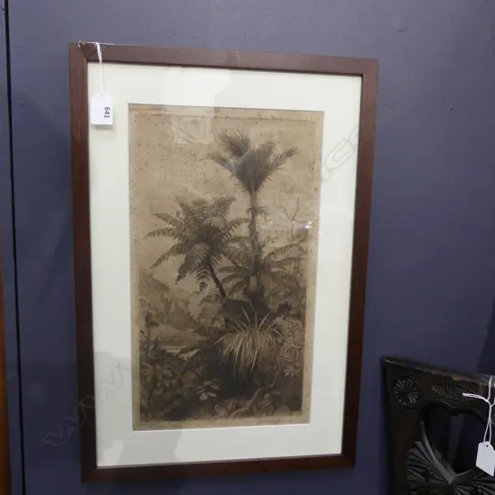 TREVOR LLOYD ETCHING 'KARAMATURA' 410x235mm