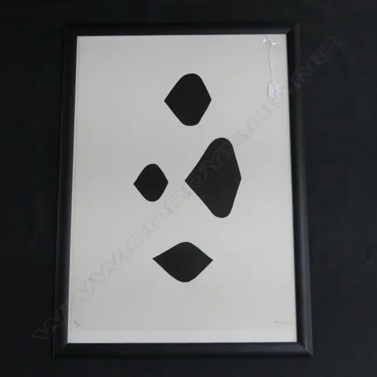 M.D.SMITHER SCREENPRINT ROCKS 2/7 SIGNED MDS 90 680 X 500 MM SOME RESTORATION