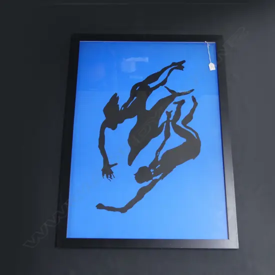 M.D.SMITHER SCREENPRINT LOVERS AND DOLPHINS SERIES 14/24 SIGNED MDS 06  890 X 630 MM