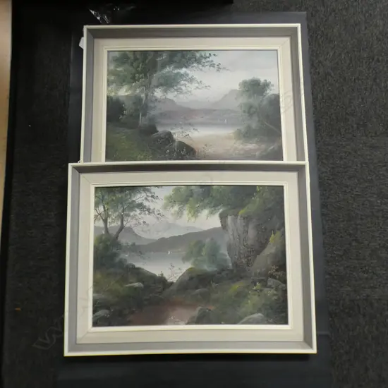 PR SIGNED VINTAGE LANDSCAPE OILS 390x540mm