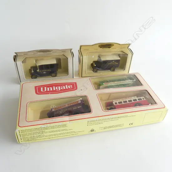 THREE BOXES OF MODEL CARS