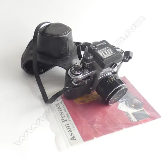 ASAHI PENTAX CAMERA, CASED + MANUAL 