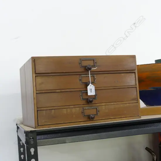 COLLECTORS CABINET; 4 DRAWERS 390x275x230mm