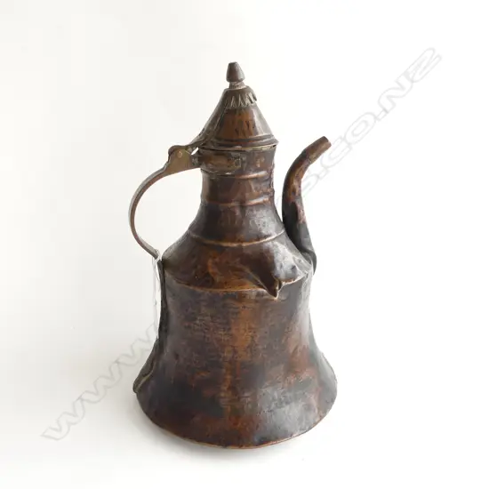 LGE MIDDLE EASTERN COPPER JUG H.360mm