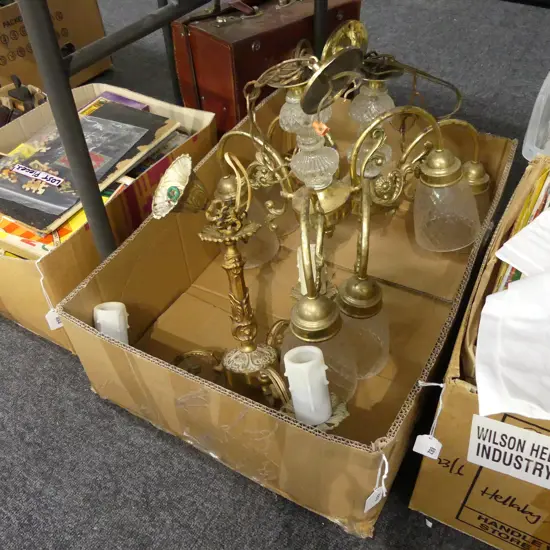 PR 3 ARM CHANDELIERS  + 1 SMALLER **RTV**