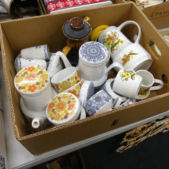 BOX ASST CHINA INCL RETRO COFFEE POTS ETC..