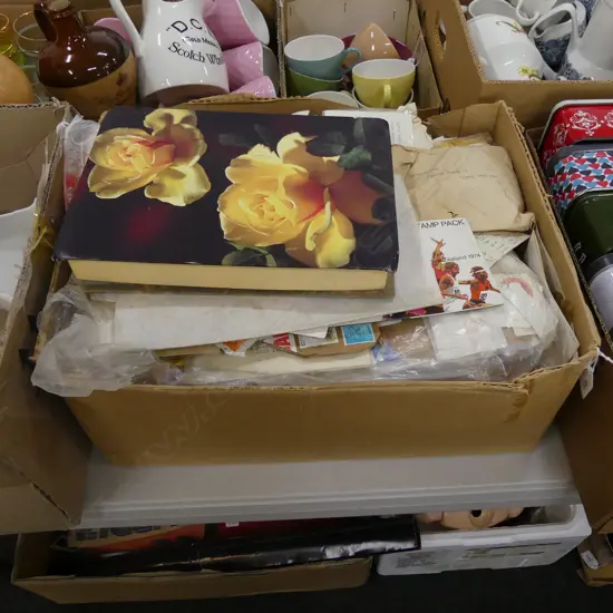 BOX LOT ASST. STAMPS 