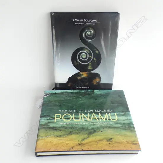 2 BOOKS ON GREESTONE; 'TE WAHI POUNAMU', 'THE JADE OF NZ' 