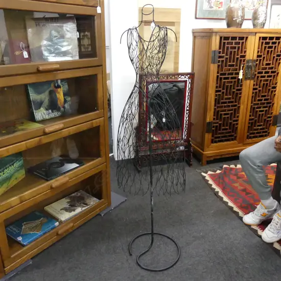 BLACK WIRE MANNEQUIN FORM H.1480mm