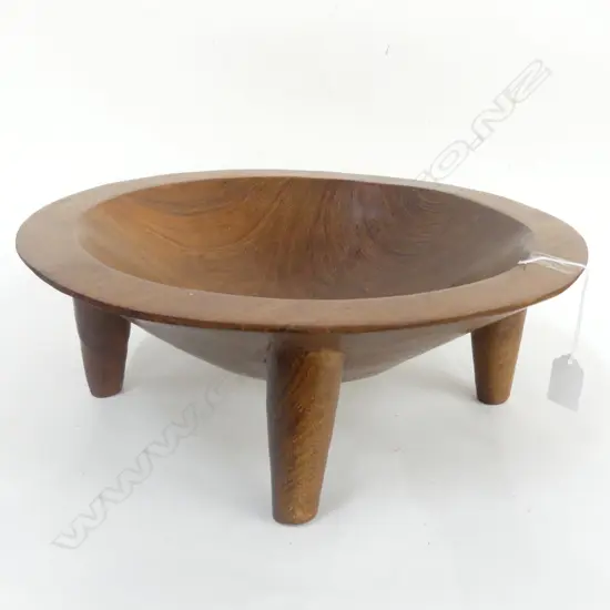 LARGE WOODEN KAVA BOWL DIA 390MM