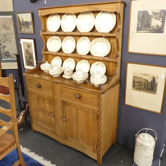 CHAPMAN TAYLOR ADZED RIMU PLATE RACK DRESSER