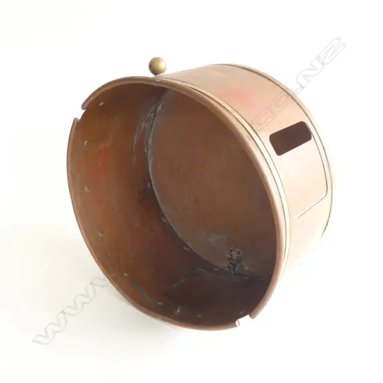 VINTAGE COPPER & BRASS BINNACLE HOUSING 365mm dia