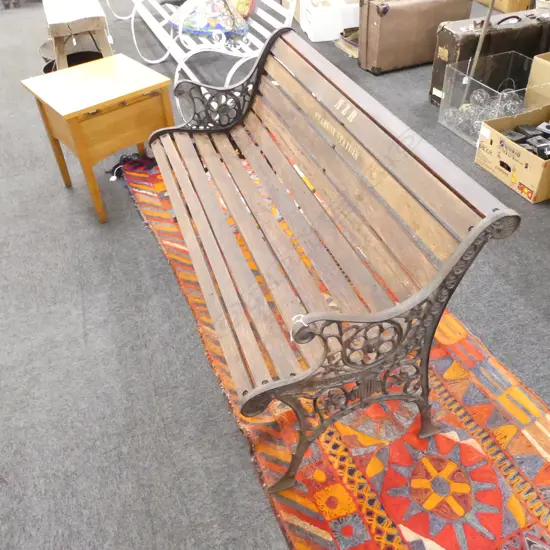 BENCH SEAT PRINTED WITH NZR SWANSON STATION COPY