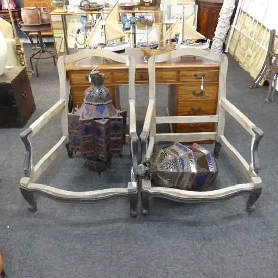 PR FAUTEUIL CHAIR FRAMES, READY FOR UPHOLSTERY