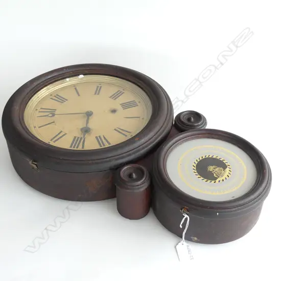 (20724) ELIAS INGHAM 8 DAY STRIKER WALL CLOCK L. 570mm