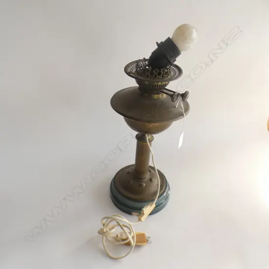 KEROSENE LAMP ELECTRIFIED AS LAMP H.400mm