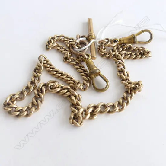 C1900 15CT CURB LINK CHAIN PLATED CLIPS & T-BAR 36gms