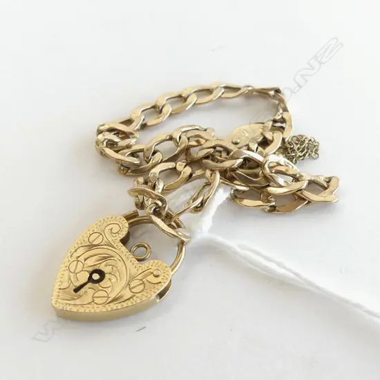 9CT CHAIN + 9CT LOCK 4.3 GRAMS