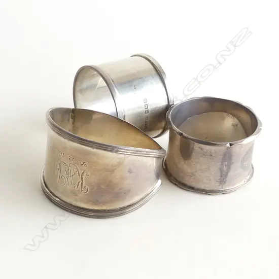3 STG NAPKIN RINGS 83 GRAMS